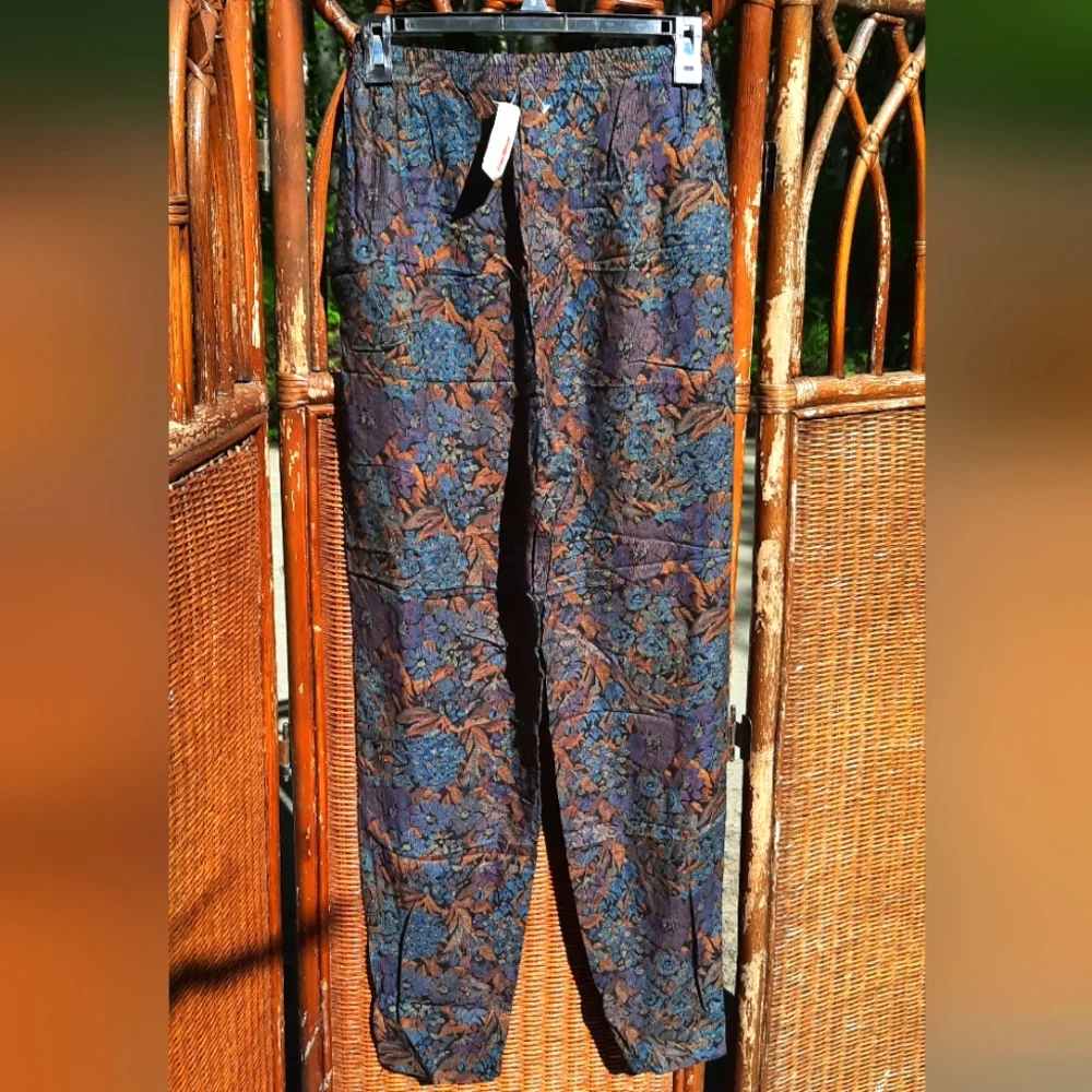 🆕️ Vintage 80s Floral G.S.L Pants - Picture 7 of 7